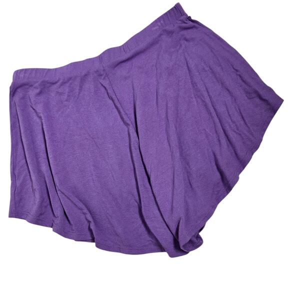 Free People Beach Purple Flowy Loose Fit High Rise Shorts Women's Medium - Picture 2 of 4